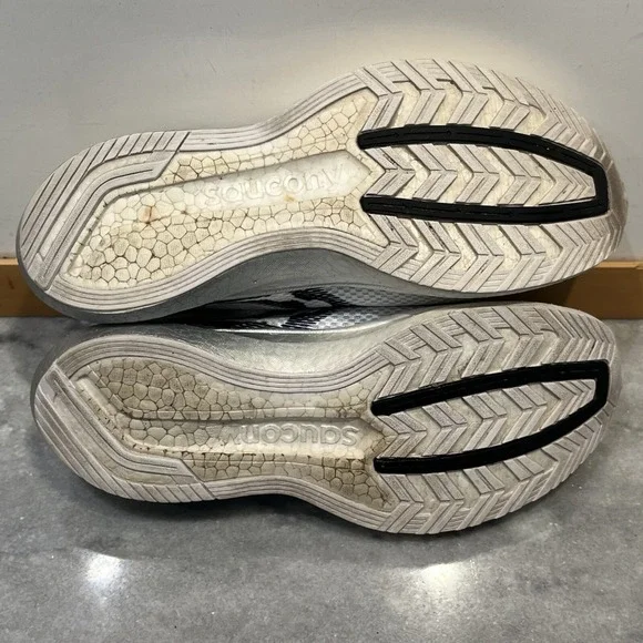 Saucony Women's Endorphin Pro+ Plus White Black Size 9 S20719-01 - Picture 9 of 12